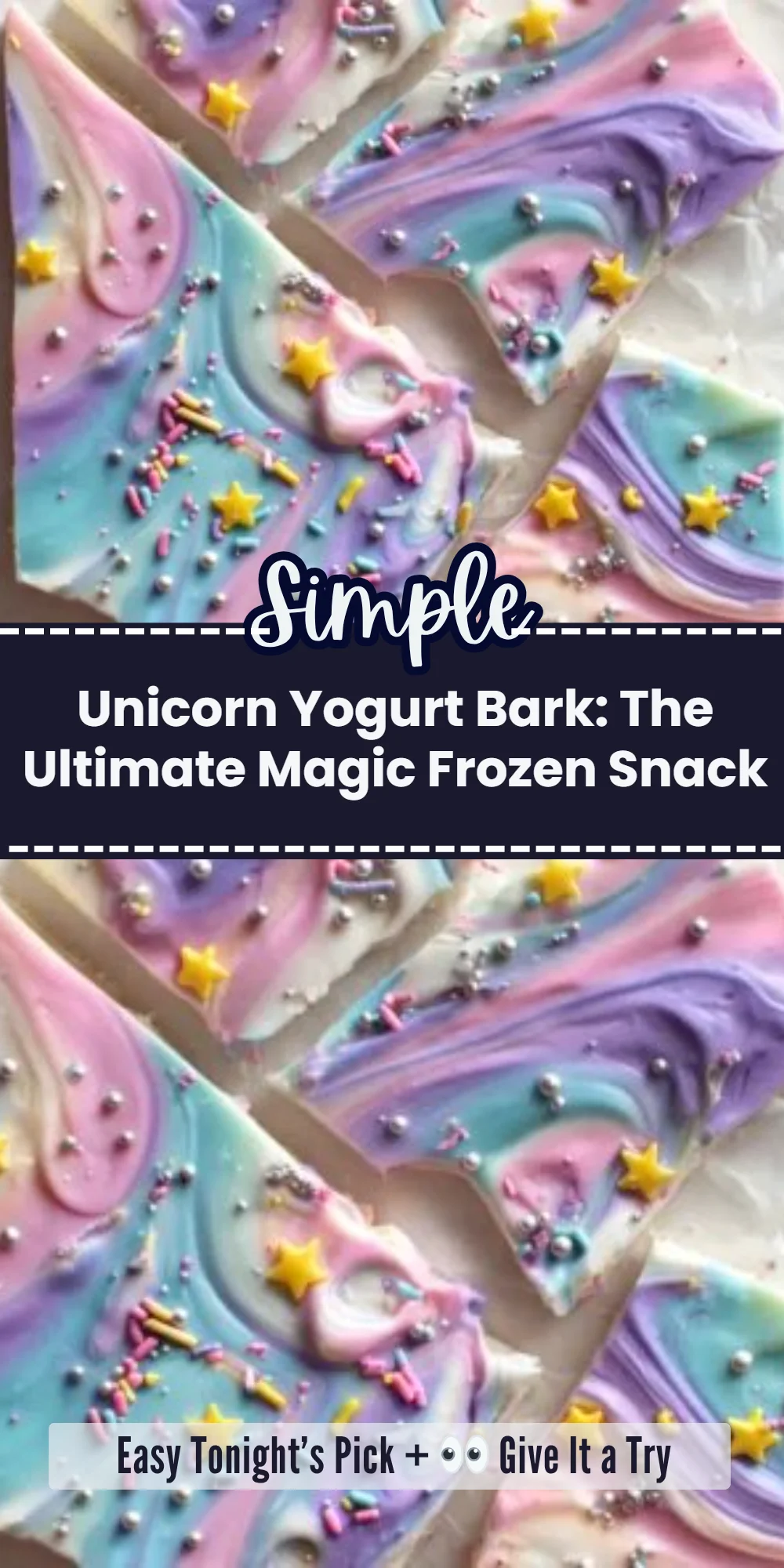 Unicorn Yogurt Bark: The Ultimate Magic Frozen Snack